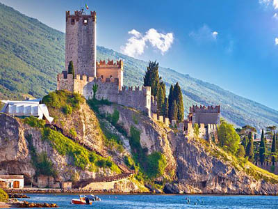 Die Scaligerburg von Malcesine